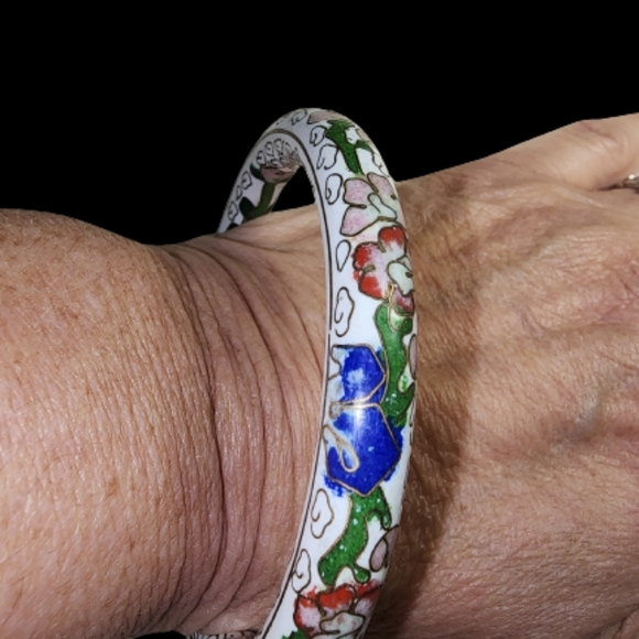 Vintage Cloisinée‎ bangle - Picture 4 of 8